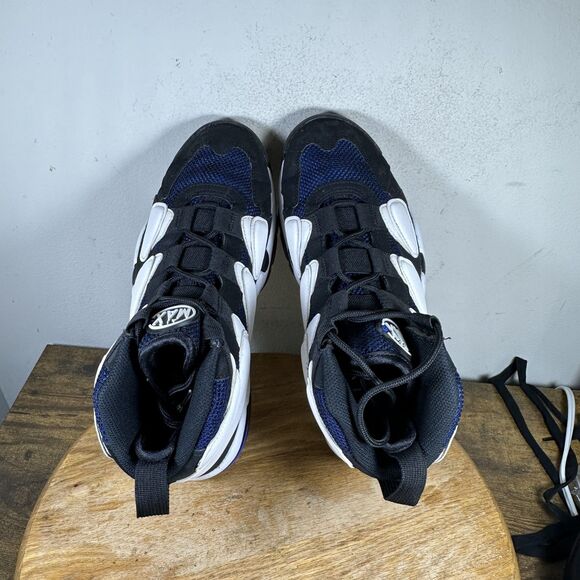Nike Air Max Uptempo 97 Shoes Mens Size 8 Black White Blue Basketball 922934-101 main image 6